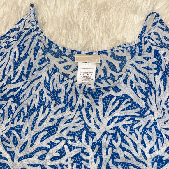 NWT MICHAEL Michael Kors Swim Cove Up Tunic Dress ~ in Grecian Blue - Picture 9 of 14